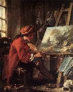 Painter in his Studio, Francois Boucher